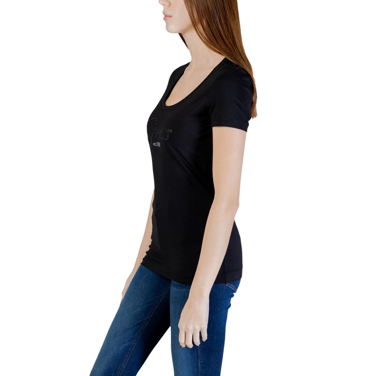 Guess T-Shirt Damen Schwarz #2452433