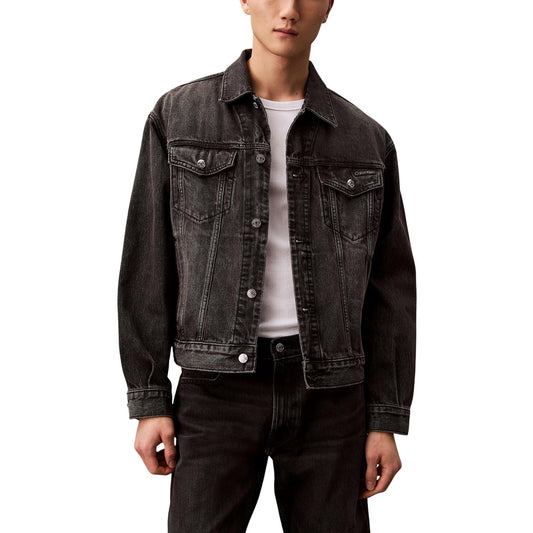 Calvin Klein Jeans Windbreaker Heren Zwart