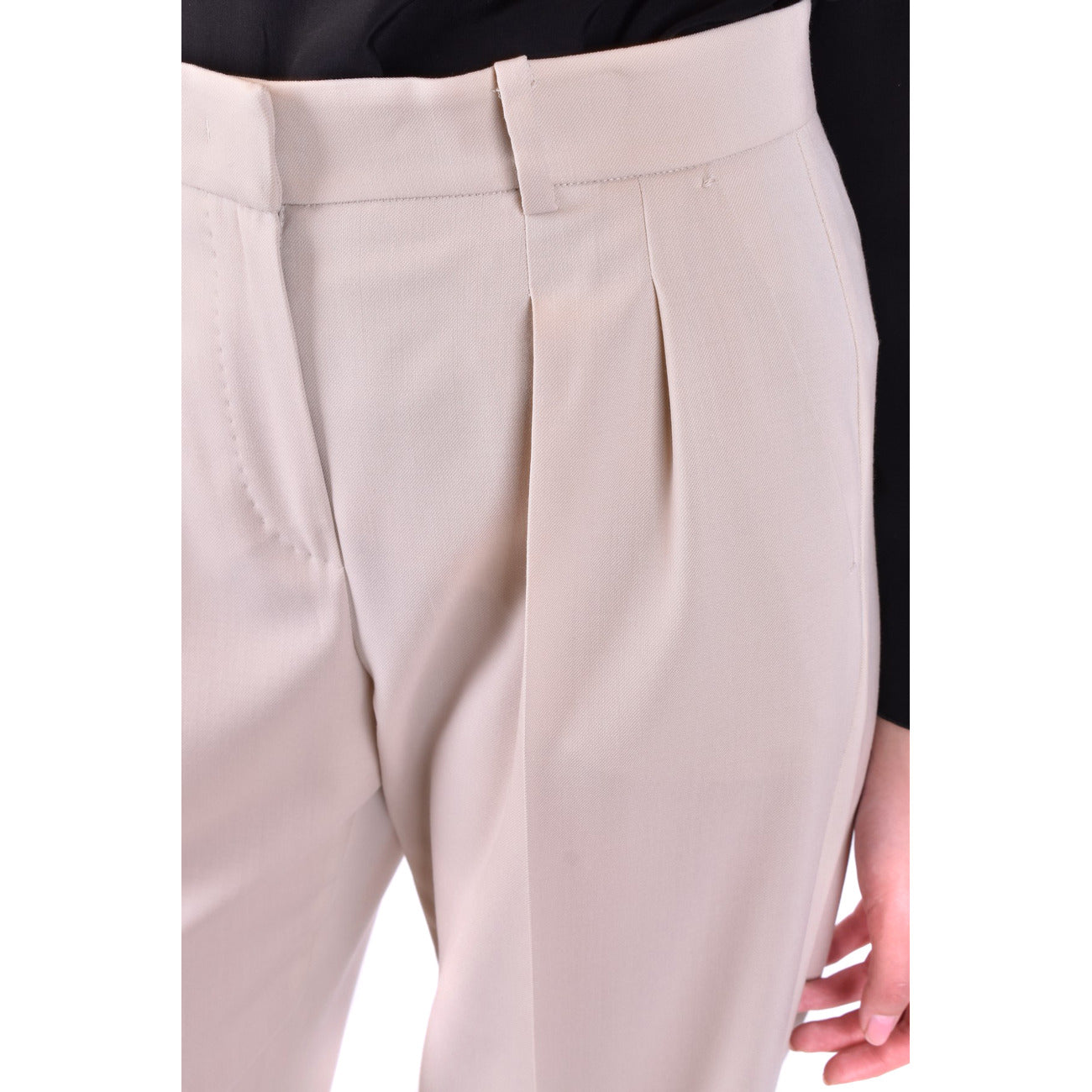 Maxmara Broek Dames Beige #2443024