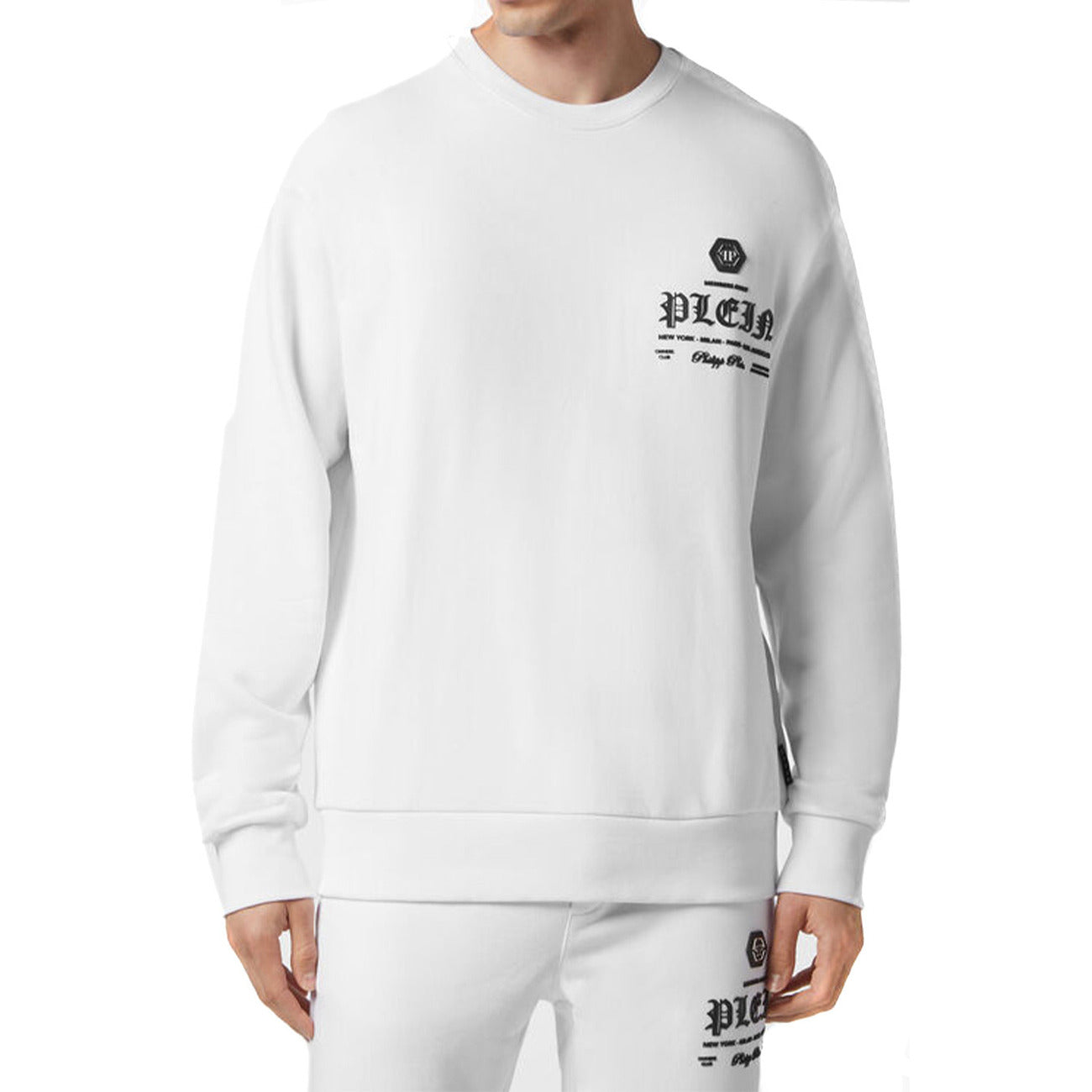 Philipp Plein Sweatshirt Heren Wit #2430690