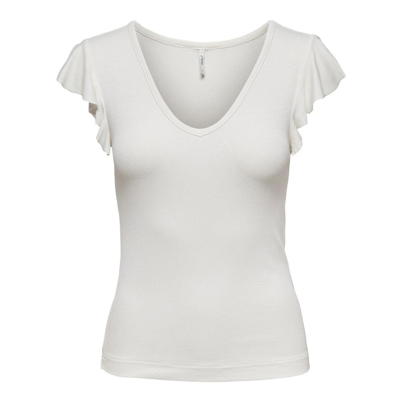 Only T-Shirt Damen Weiß Weiß