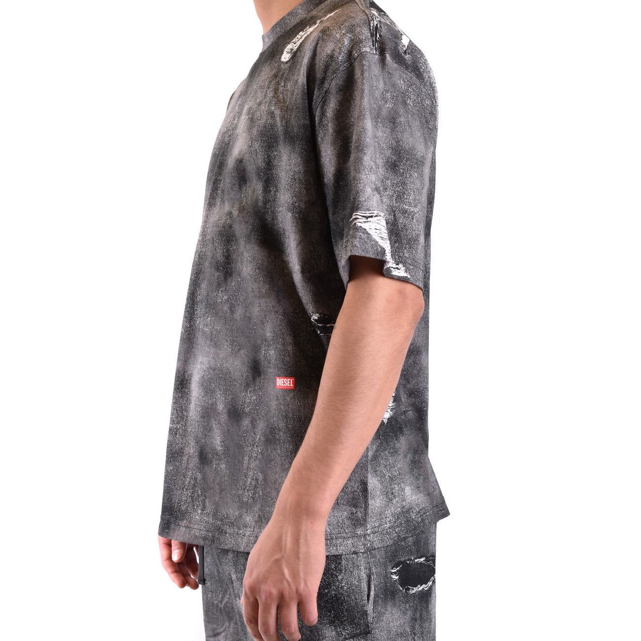 Diesel T-shirt Heren Zwart #2428860