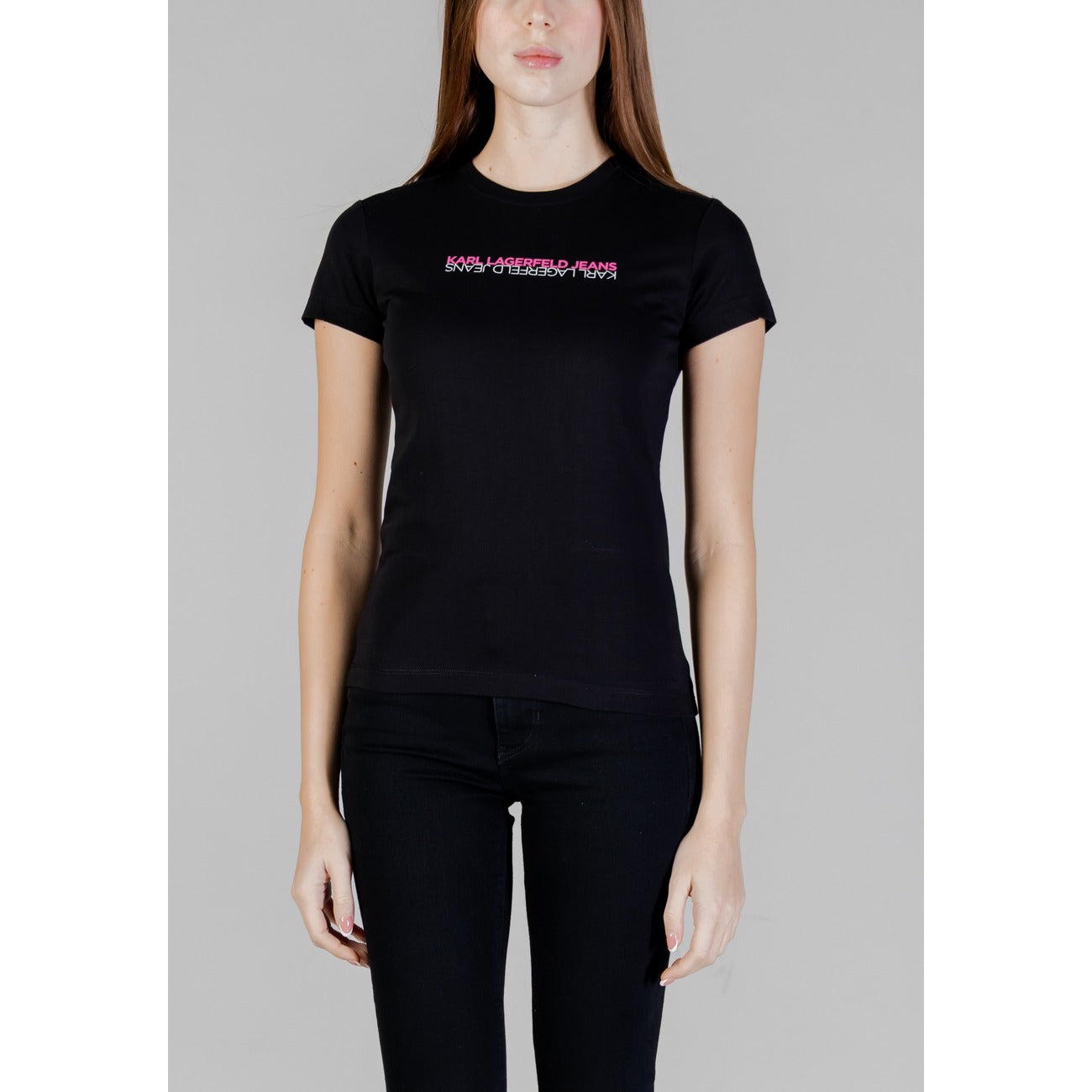 Karl Lagerfeld Jeans T-Shirt Damen Schwarz #2452399