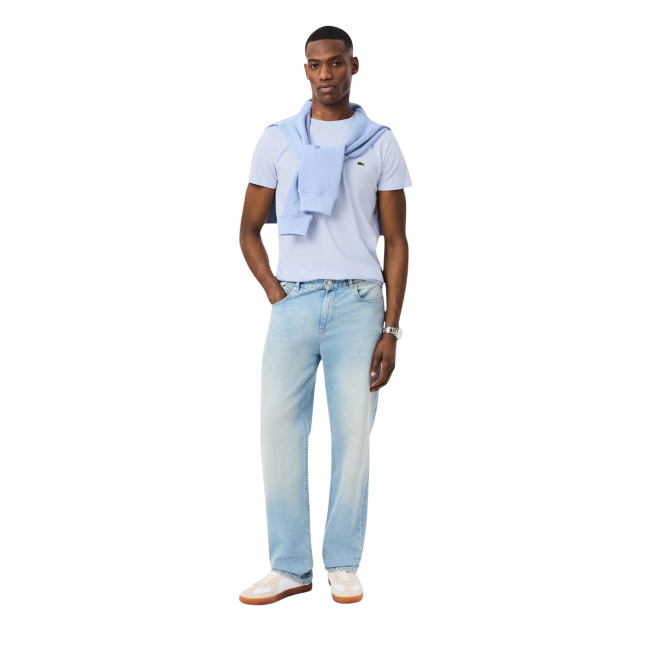 Lacoste T-Shirt Herren Hellblau