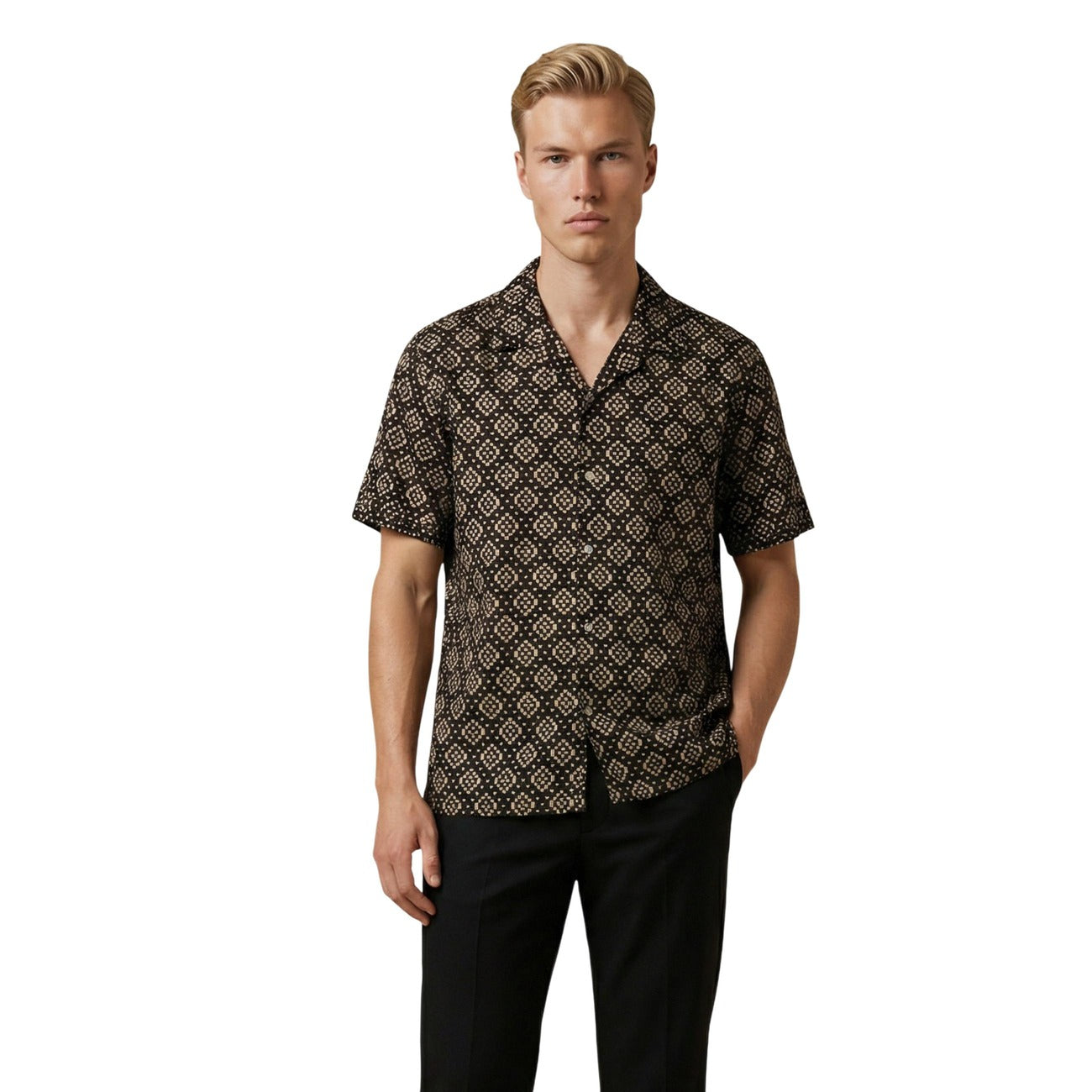 Gianni Lupo Shirt Herren Schwarz #2467347