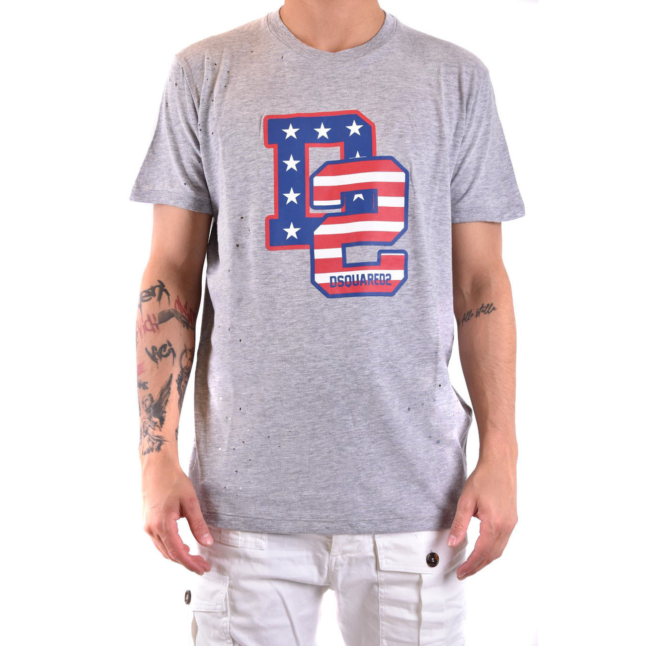Dsquared2 T-shirt Heren Grijs #2424456