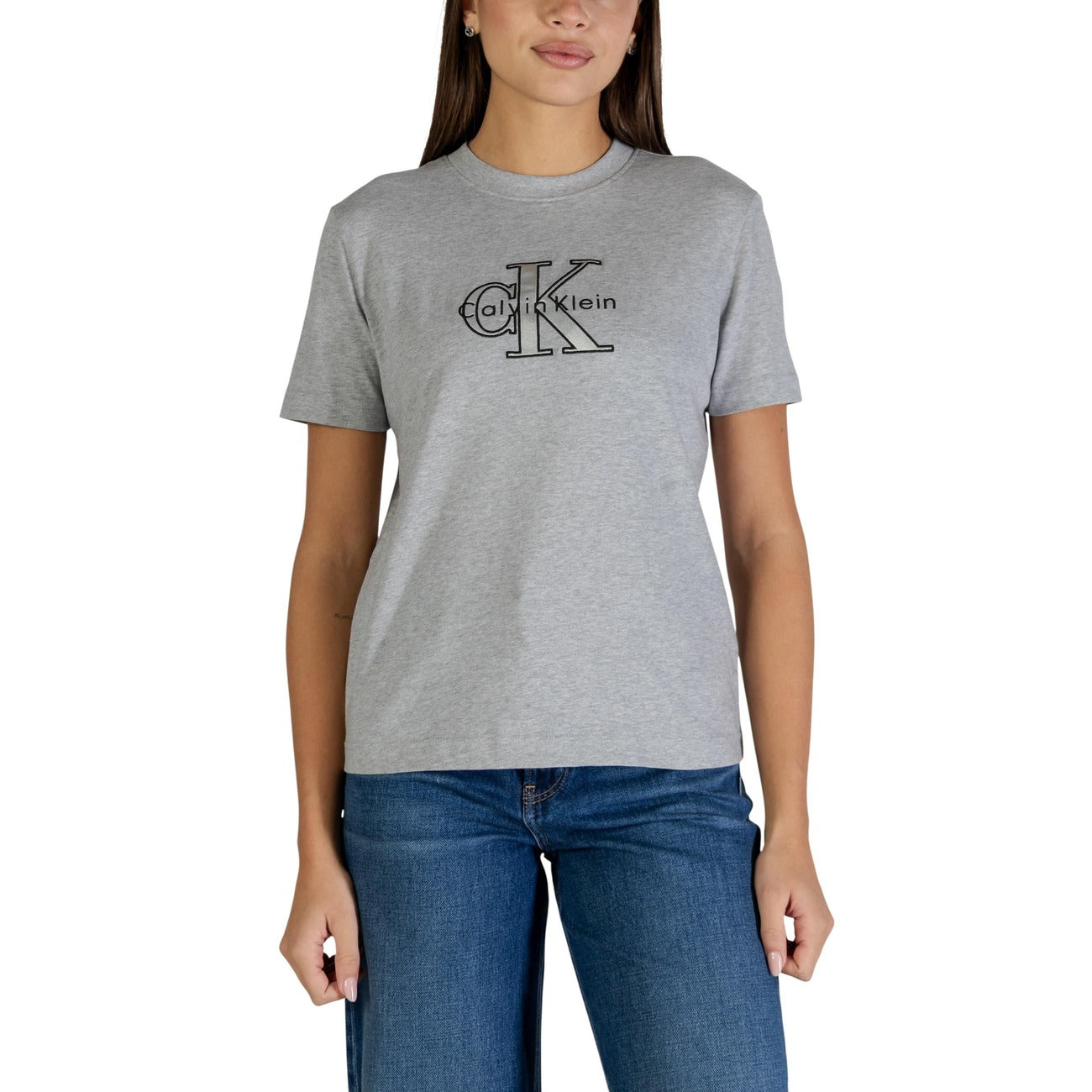 Calvin Klein Jeans T-shirt Women Burgundy