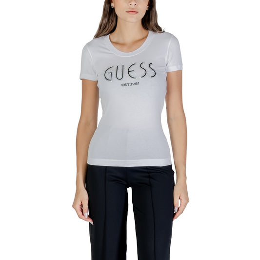 Guess T-shirt Dames Wit #2427543