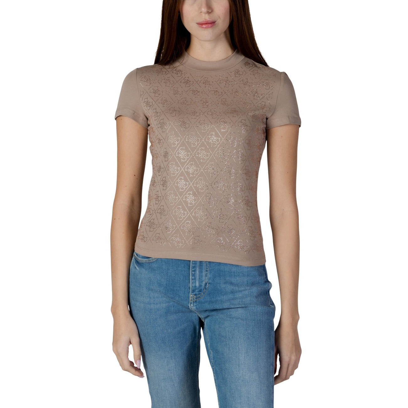 Guess T-Shirt Damen Beige #2448731