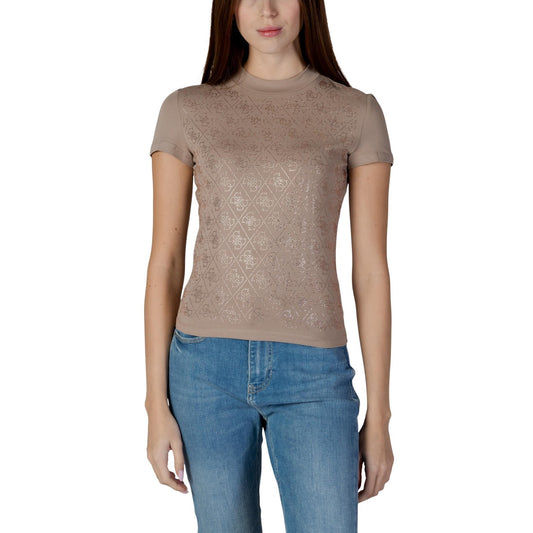 Guess T-shirt Dames Beige #2448731
