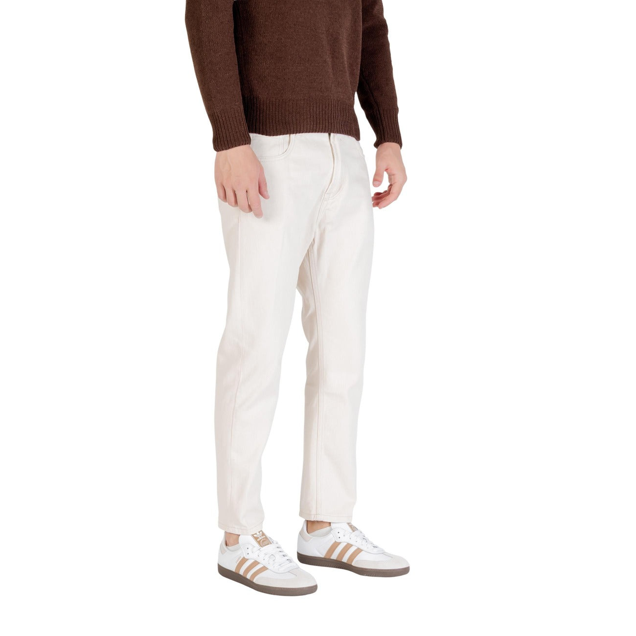 Gianni Lupo Jeans Herren Weiß