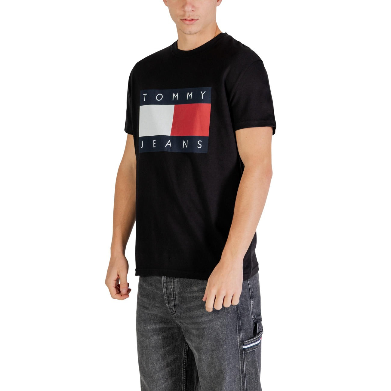 Tommy Hilfiger Jeans T-Shirt Herren Schwarz