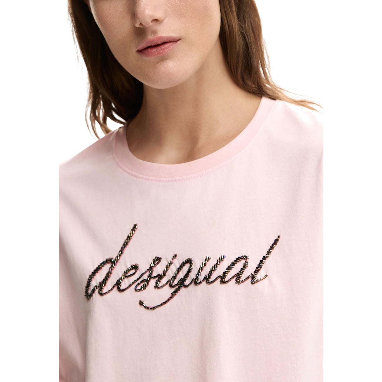 Desigual T-Shirt Damen Rosa