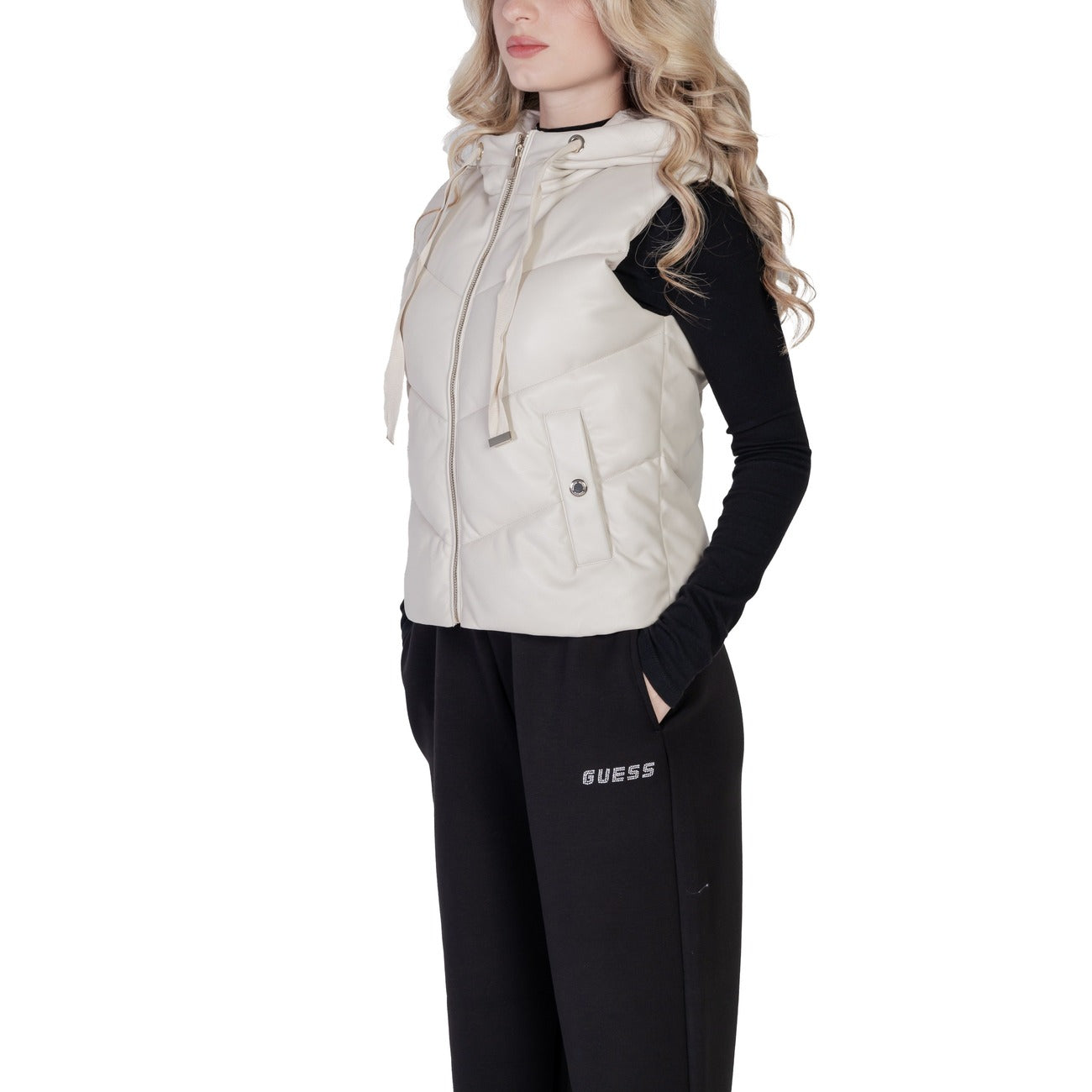 Morgan De Toi Gilet Dames Wit