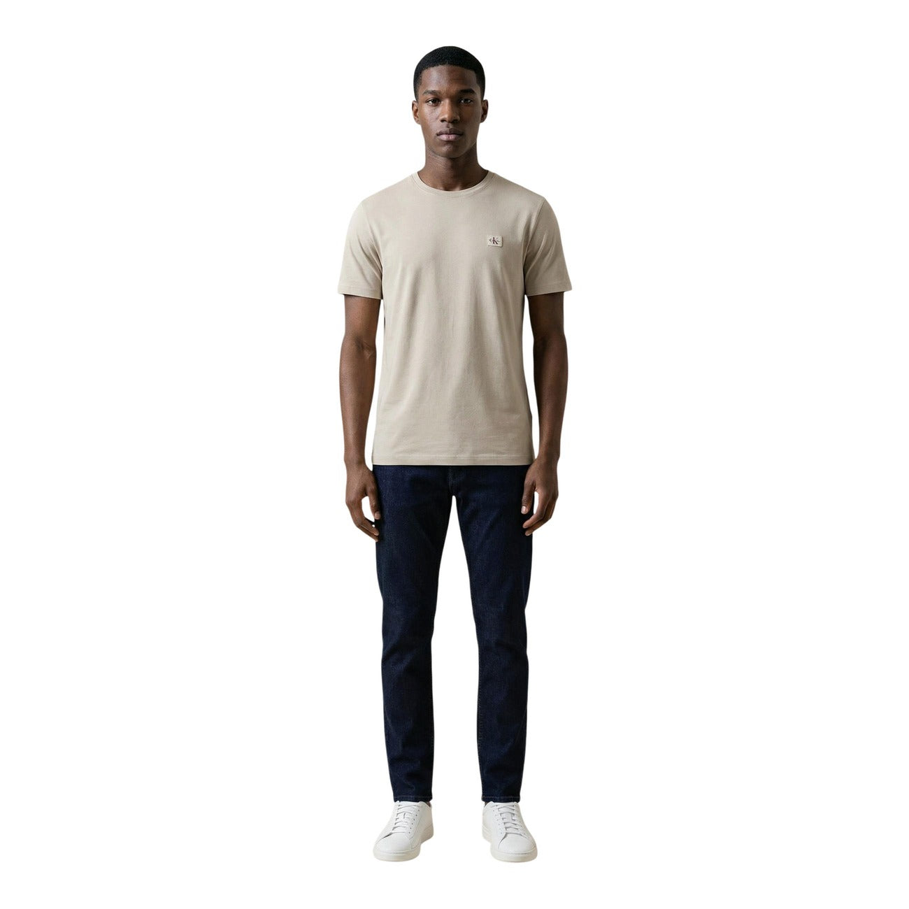 Calvin Klein Jeans T-Shirt Herren Beige #2453560