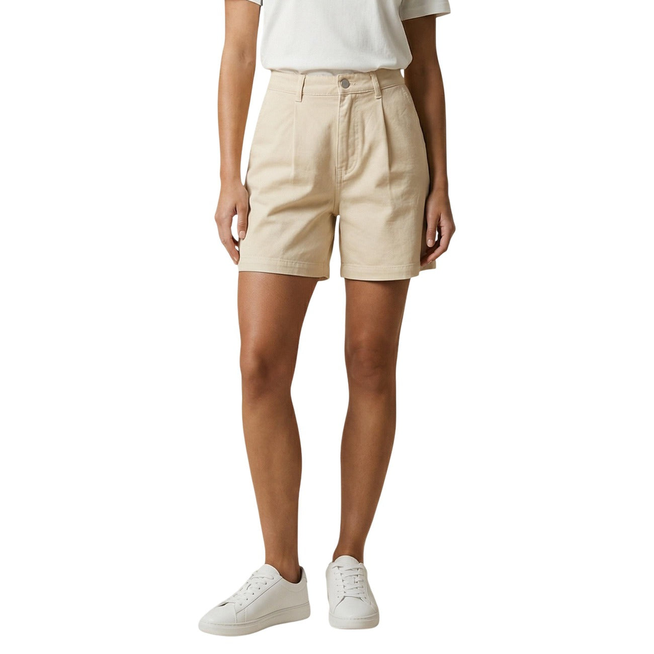 Jacqueline De Yong Shorts Dames Beige