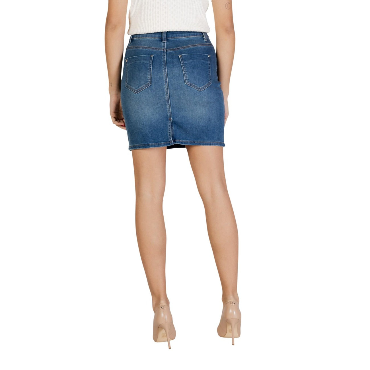 Morgan De Toi Rok Dames Blauw #2450789
