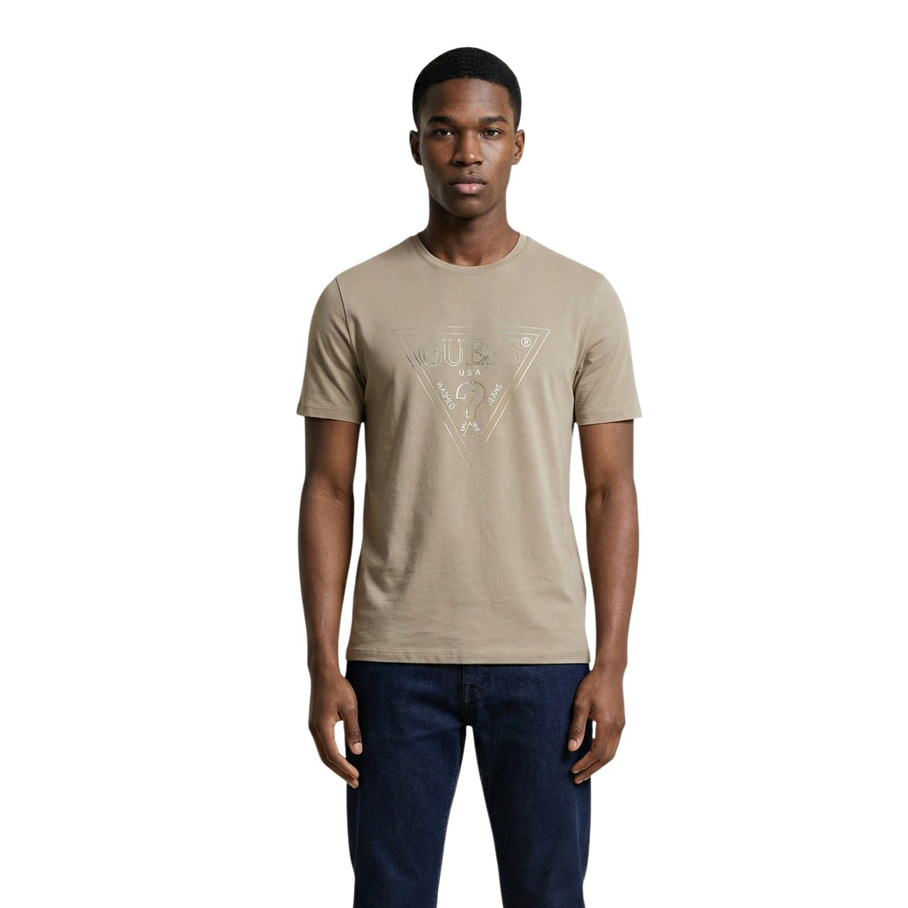 Guess T-Shirt Herren Beige #2452665