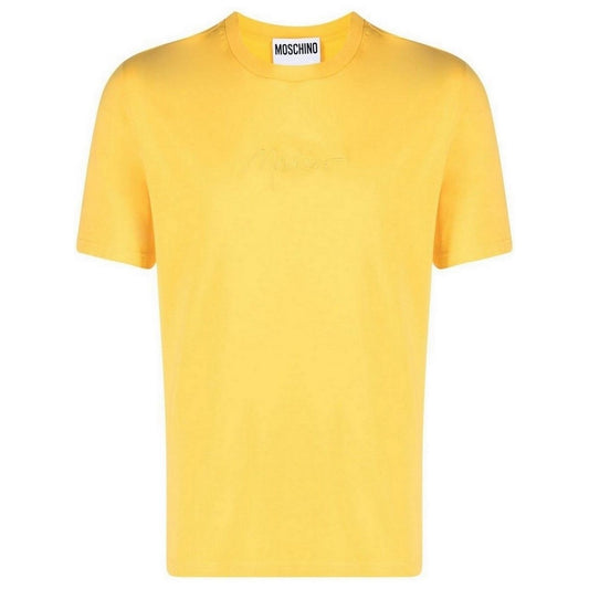 Moschino T-shirt Heren Geel