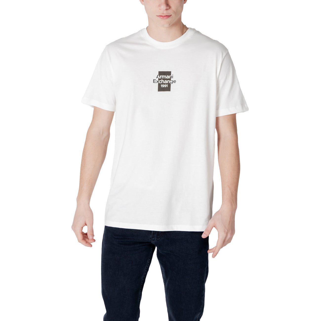 Armani Exchange T-shirt Heren Wit #2415045