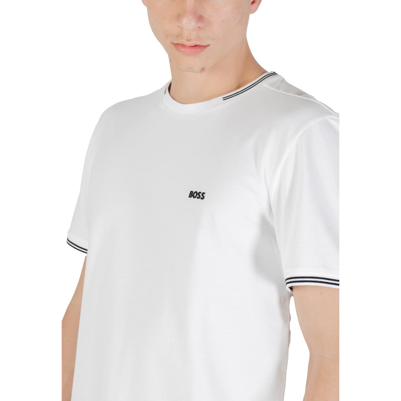 Boss T-shirt Heren Wit Wit #2421640