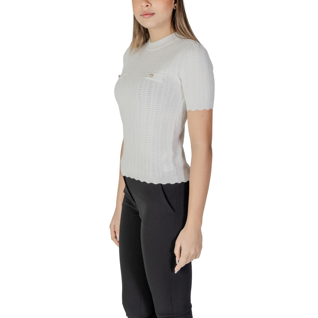 Morgan De Toi T-shirt Dames Wit #2409414