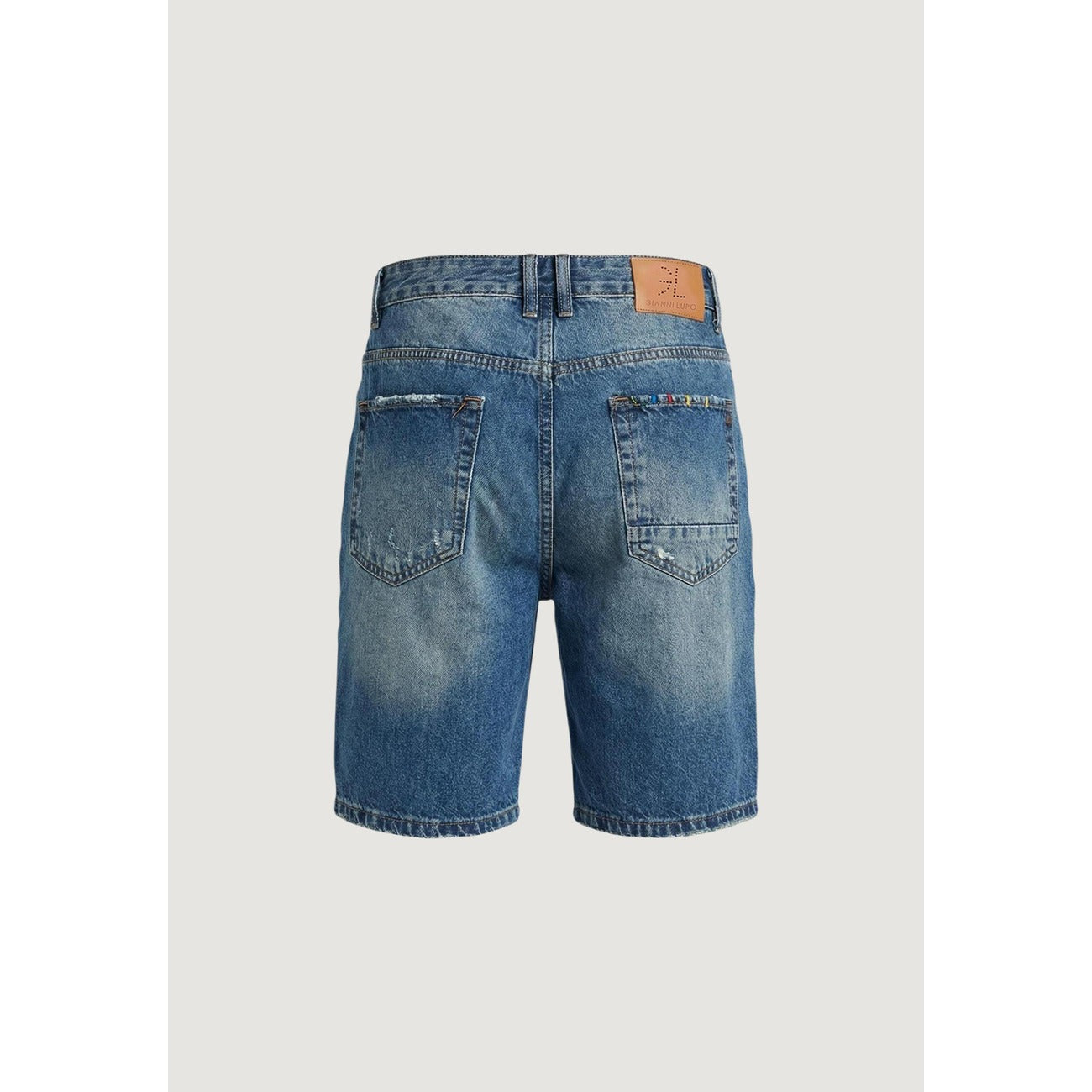 Gianni Lupo Bermuda Herren Blau