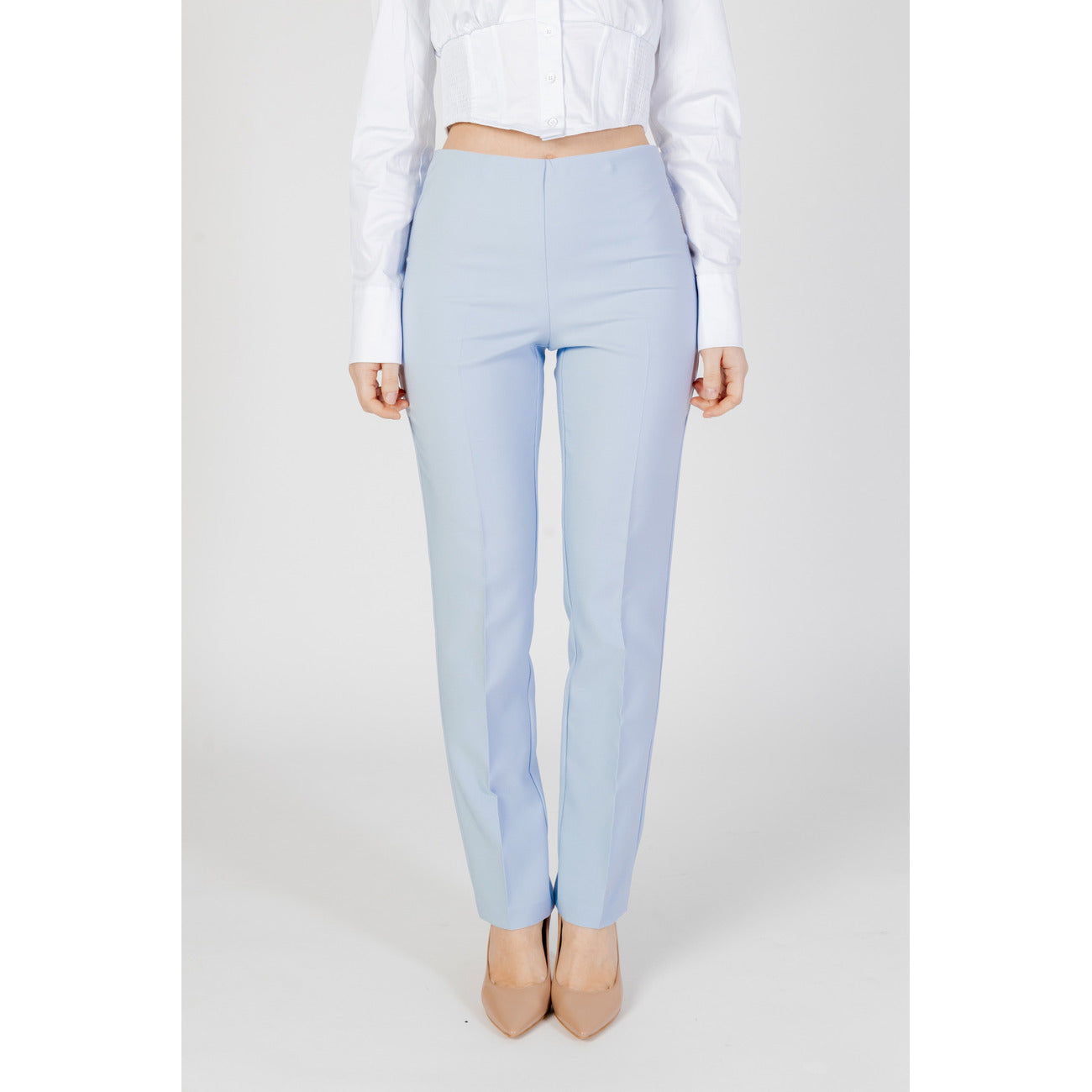 Sandro Ferrone Broek Dames Lichtblauw