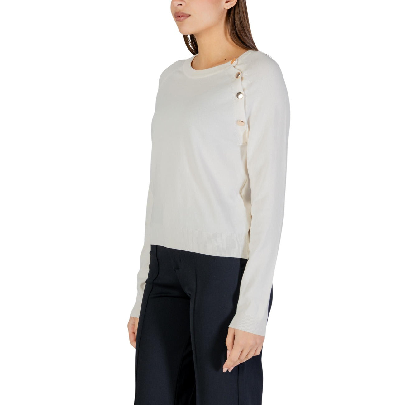 Morgan De Toi Strickmode Damen Weiß Weiß #2448910