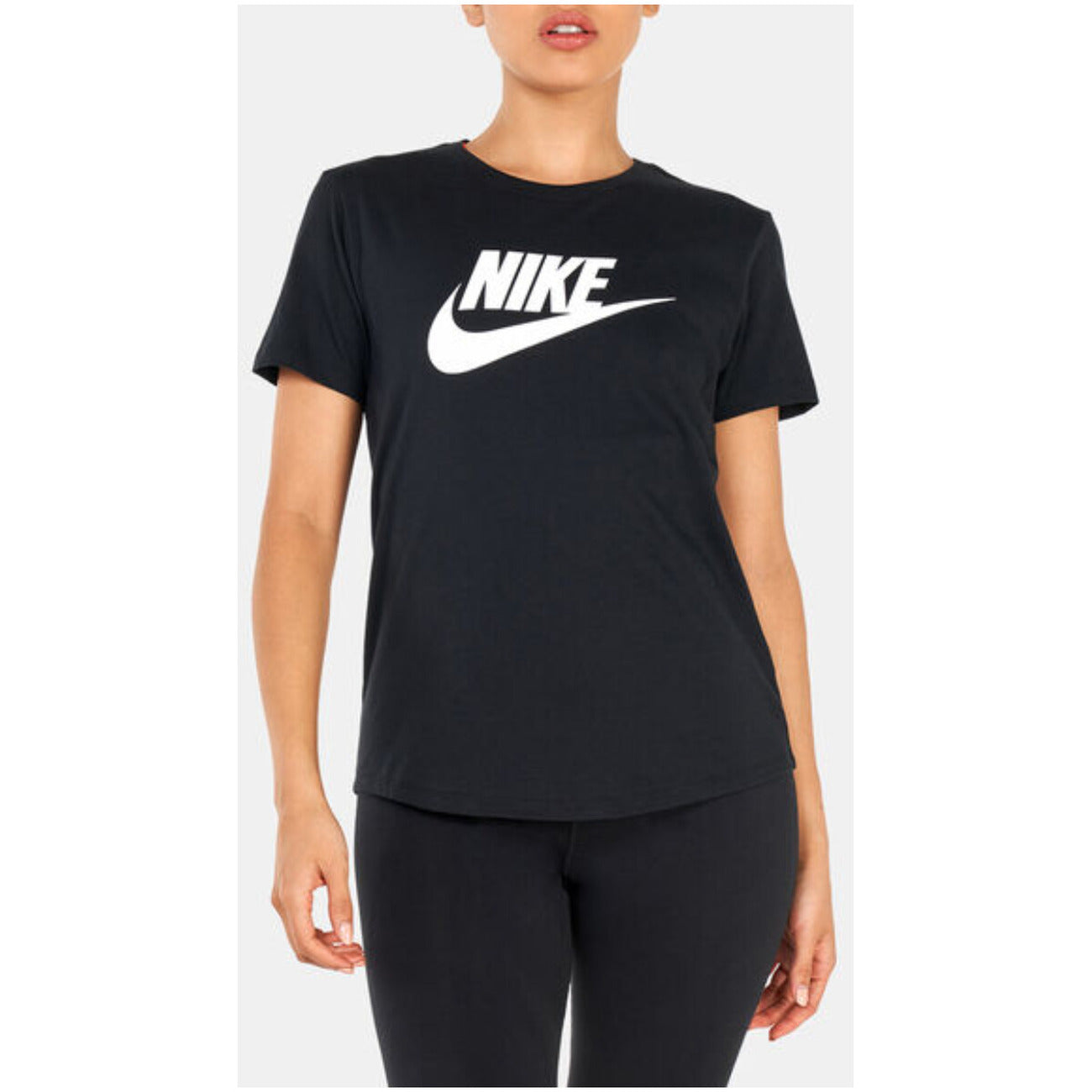 Nike T-shirt Dames Zwart