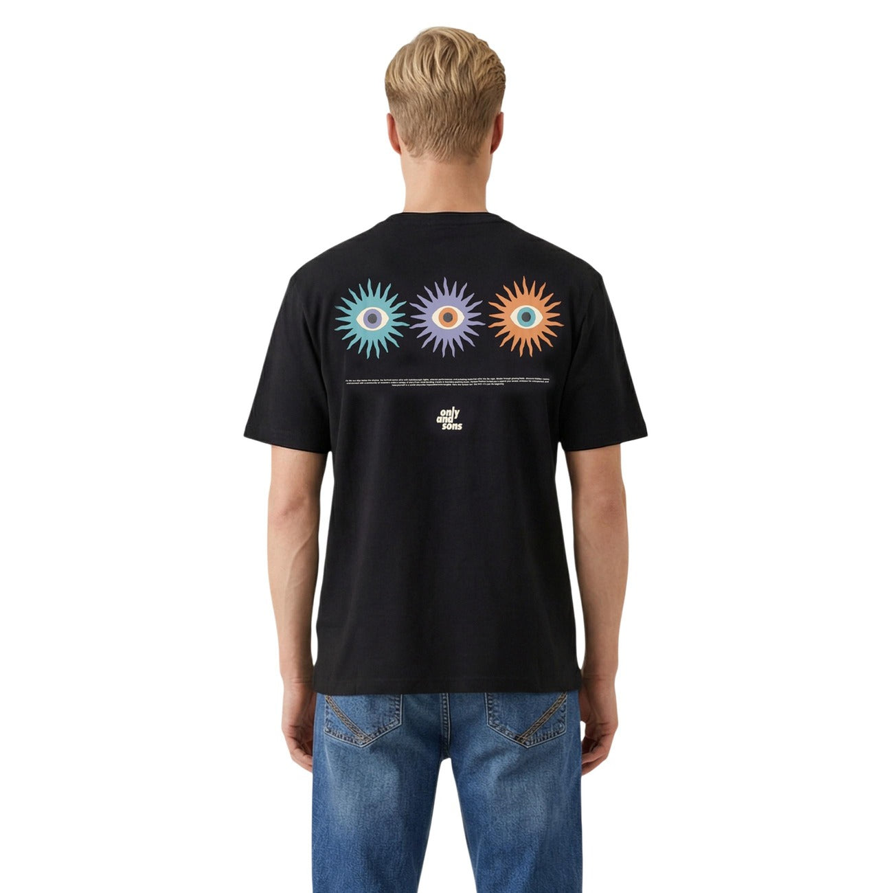 Only & Sons T-shirt Heren Zwart