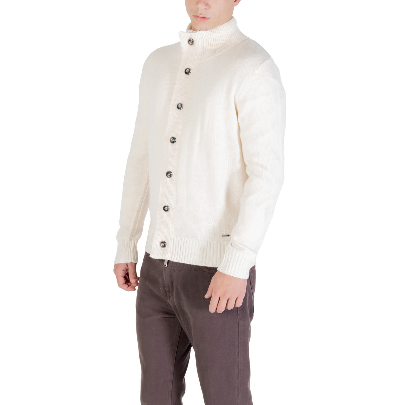 Gianni Lupo Cardigan Heren Wit