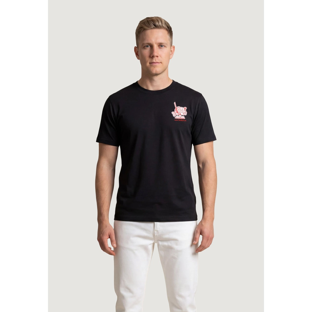 New Balance T-Shirt Herren Beige