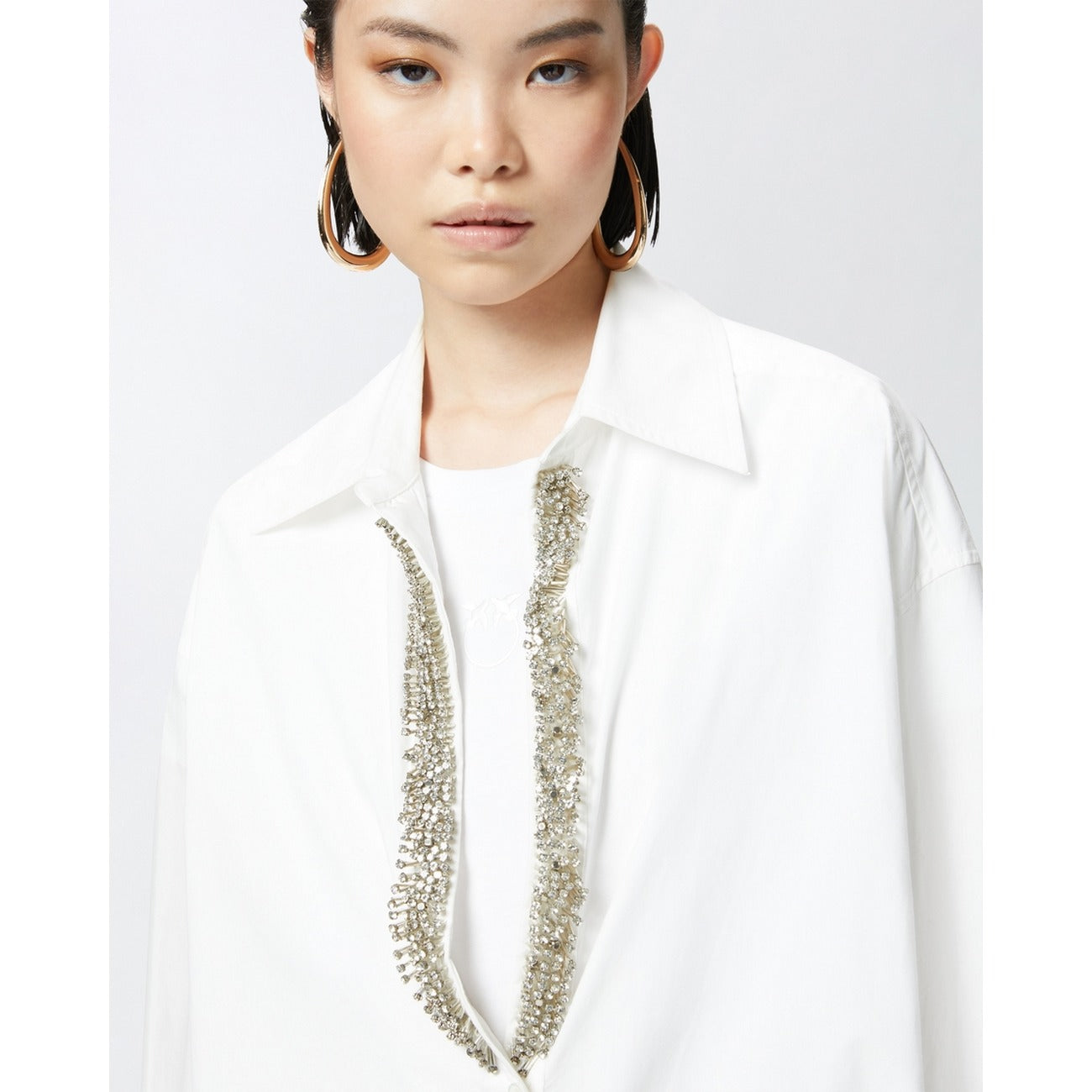Pinko Shirt Damen Weiß