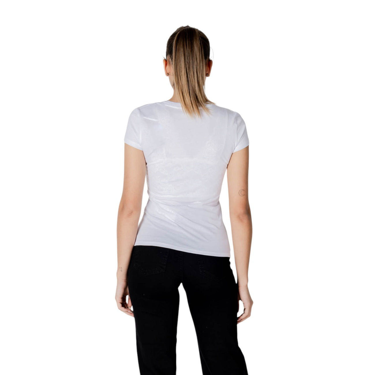 Armani Exchange T-shirt Dames Wit #2412629