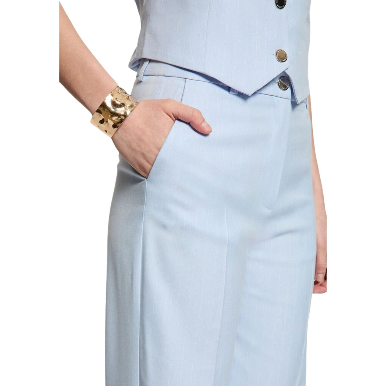 Morgan De Toi Hose Damen Hellblau