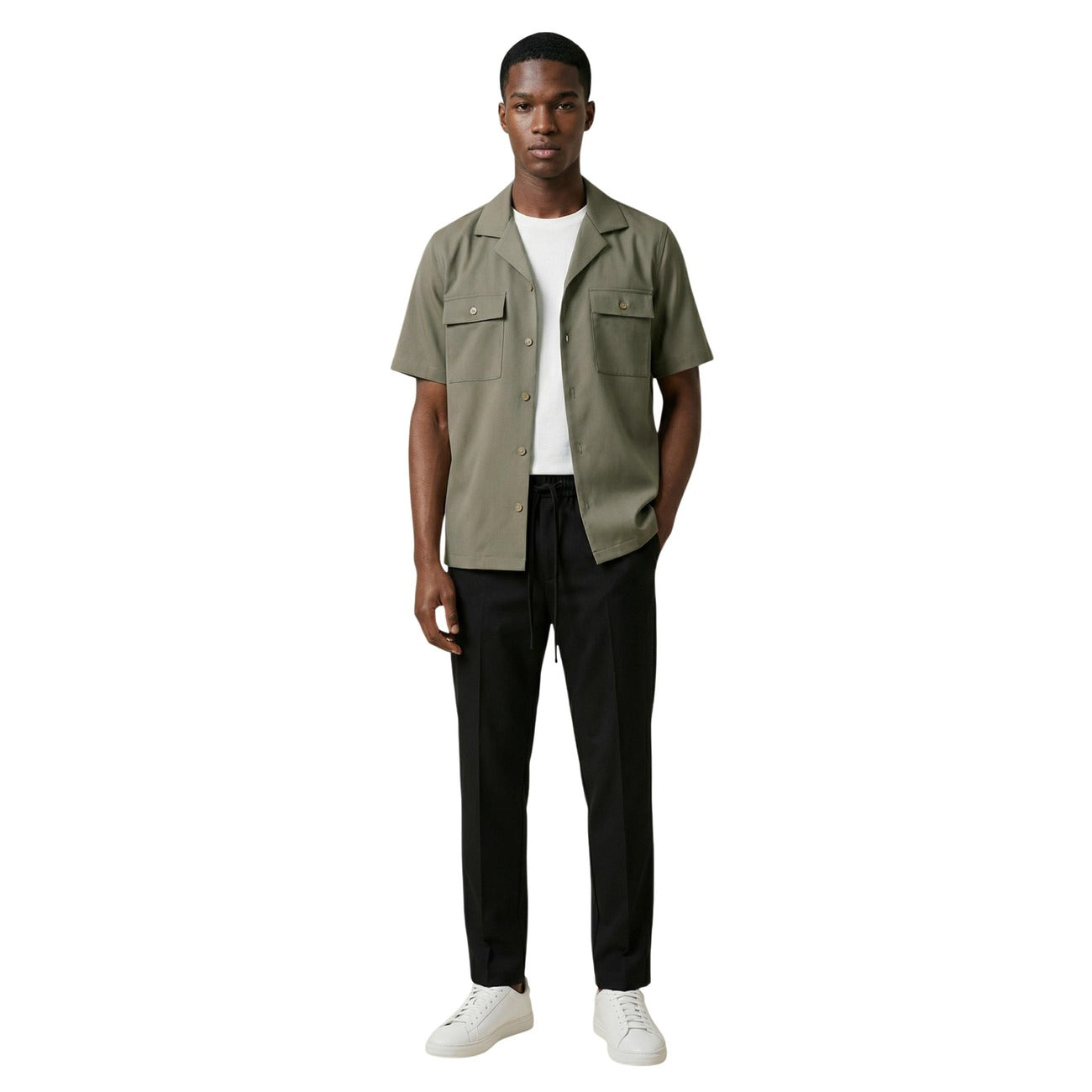 Gianni Lupo Shirt Heren Groen #2455554