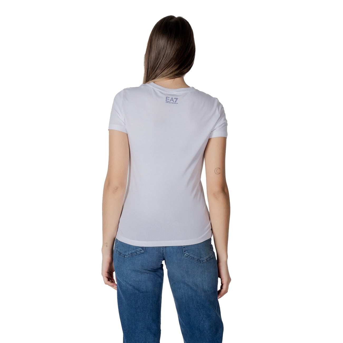 Ea7 T-shirt Dames Wit #2414973