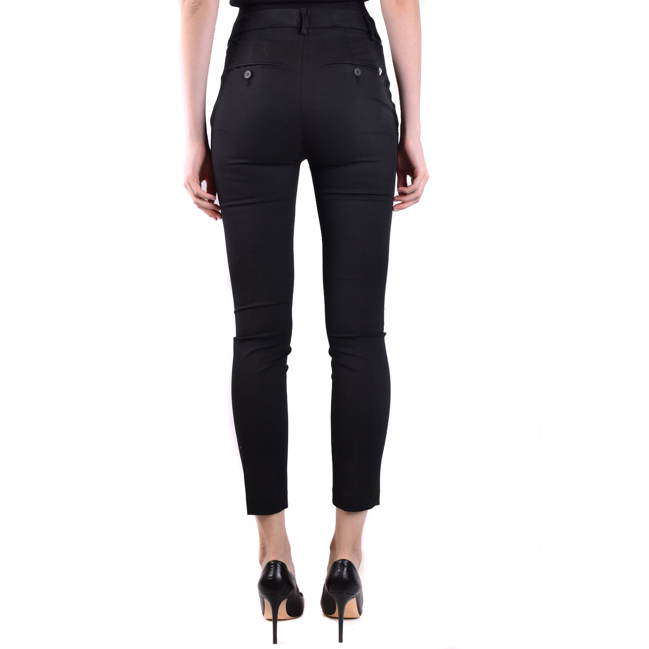 Dondup Broek Dames Zwart #2429846