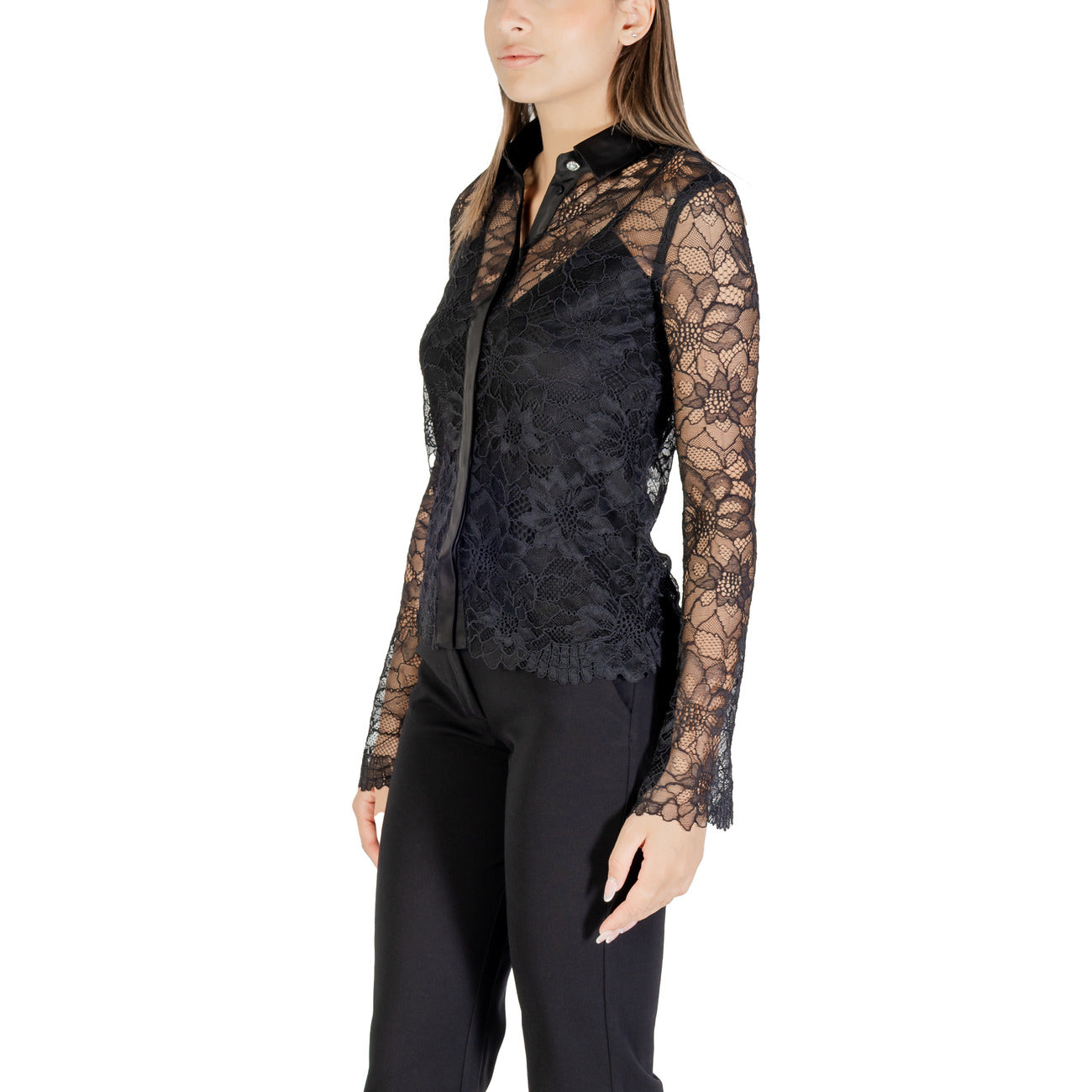 Guess Shirt Damen Schwarz