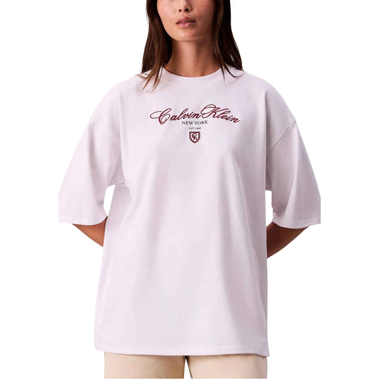 Calvin Klein Jeans T-Shirt Damen Weiß #2465553
