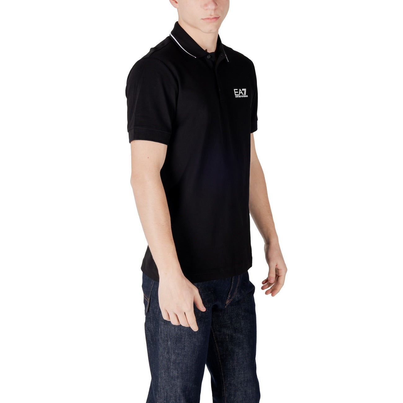 Ea7 Polo Top Heren Zwart