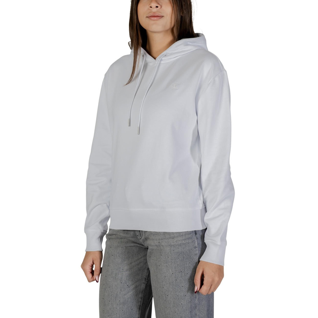 Calvin Klein Jeans Sweatshirt Damen Weiß