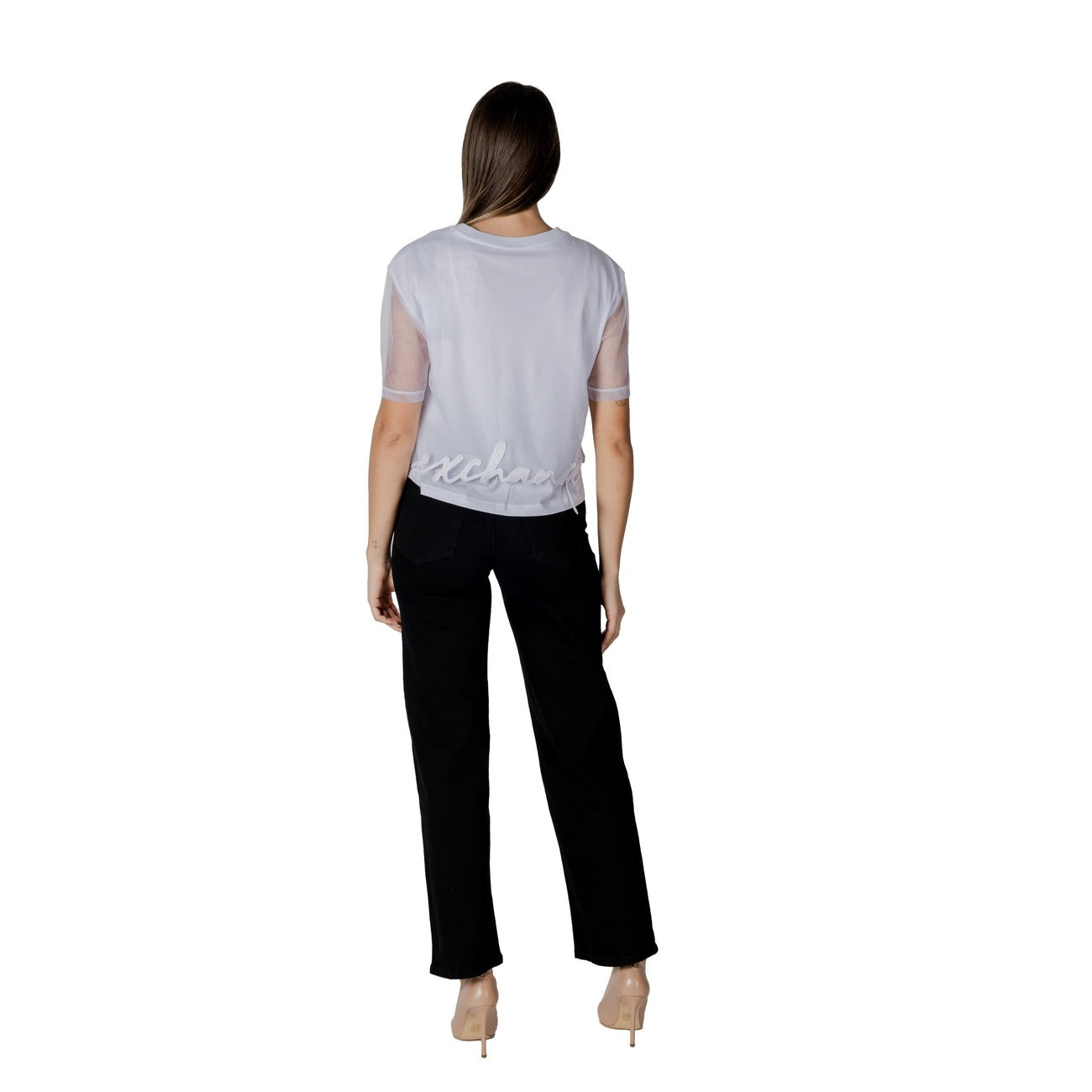 Armani Exchange T-shirt Dames Wit #2411378
