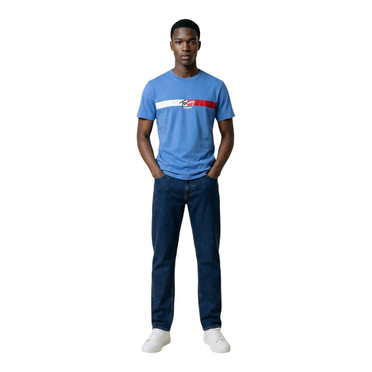 Tommy Hilfiger Jeans T-Shirt Herren Türkis #2458307