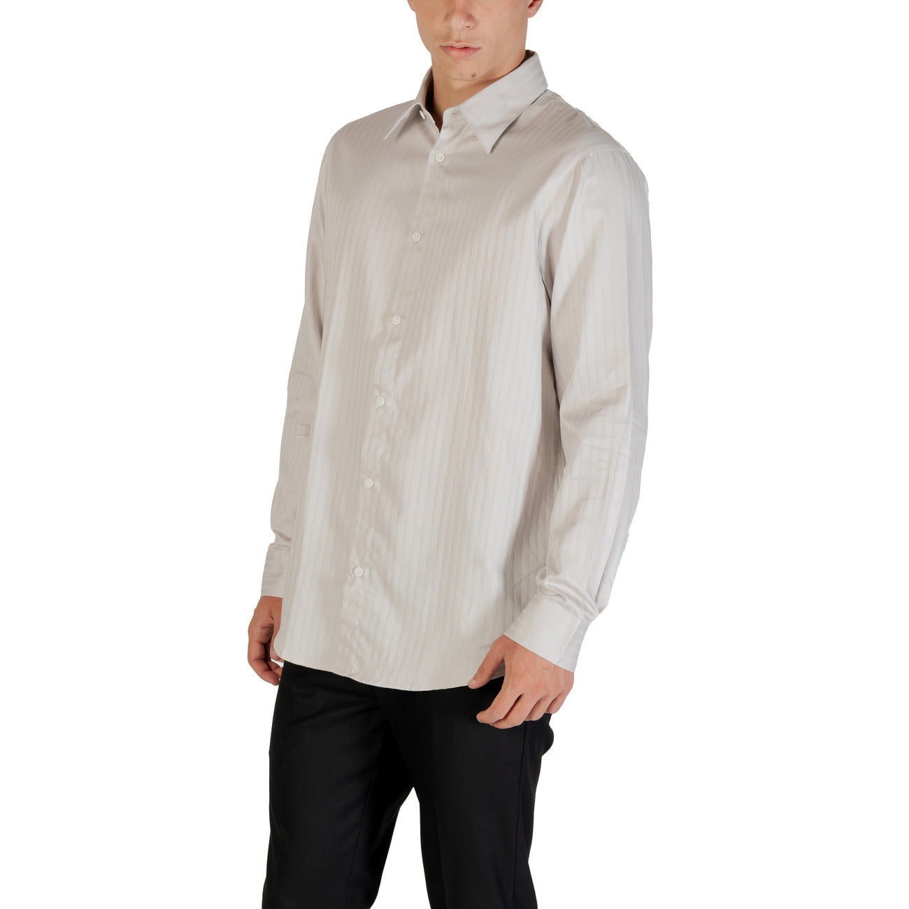 Armani Exchange Shirt Heren Grijs
