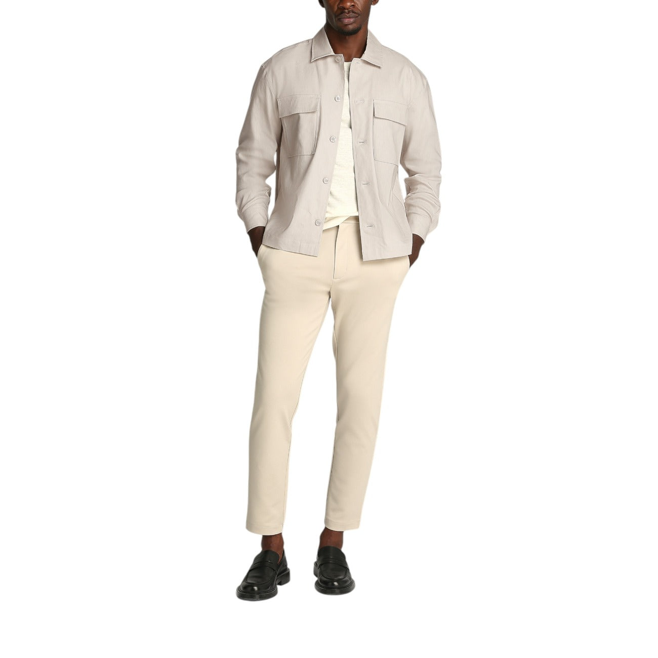 Calvin Klein Shirt Heren Beige