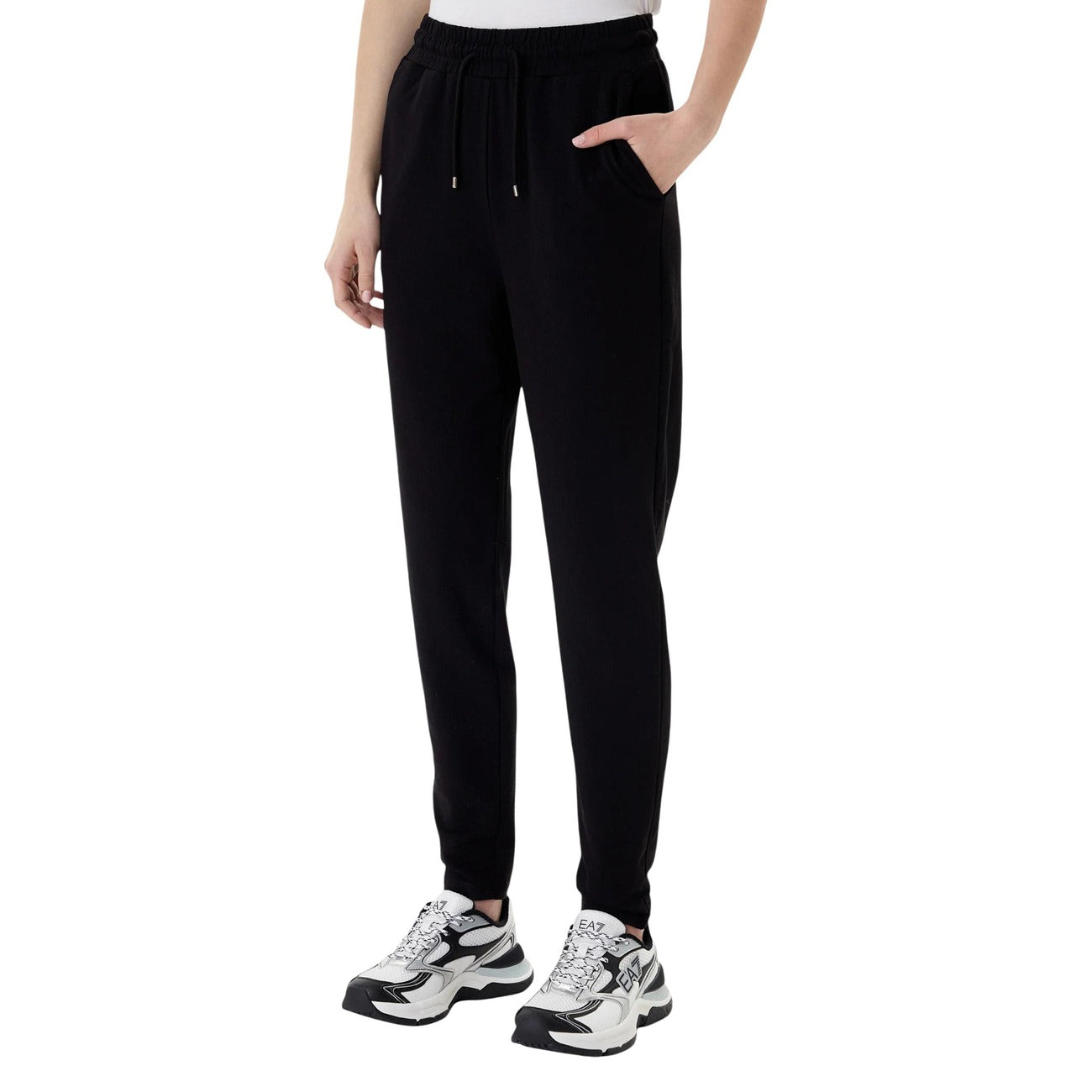 Ea7 Trainingsanzug Damen Schwarz