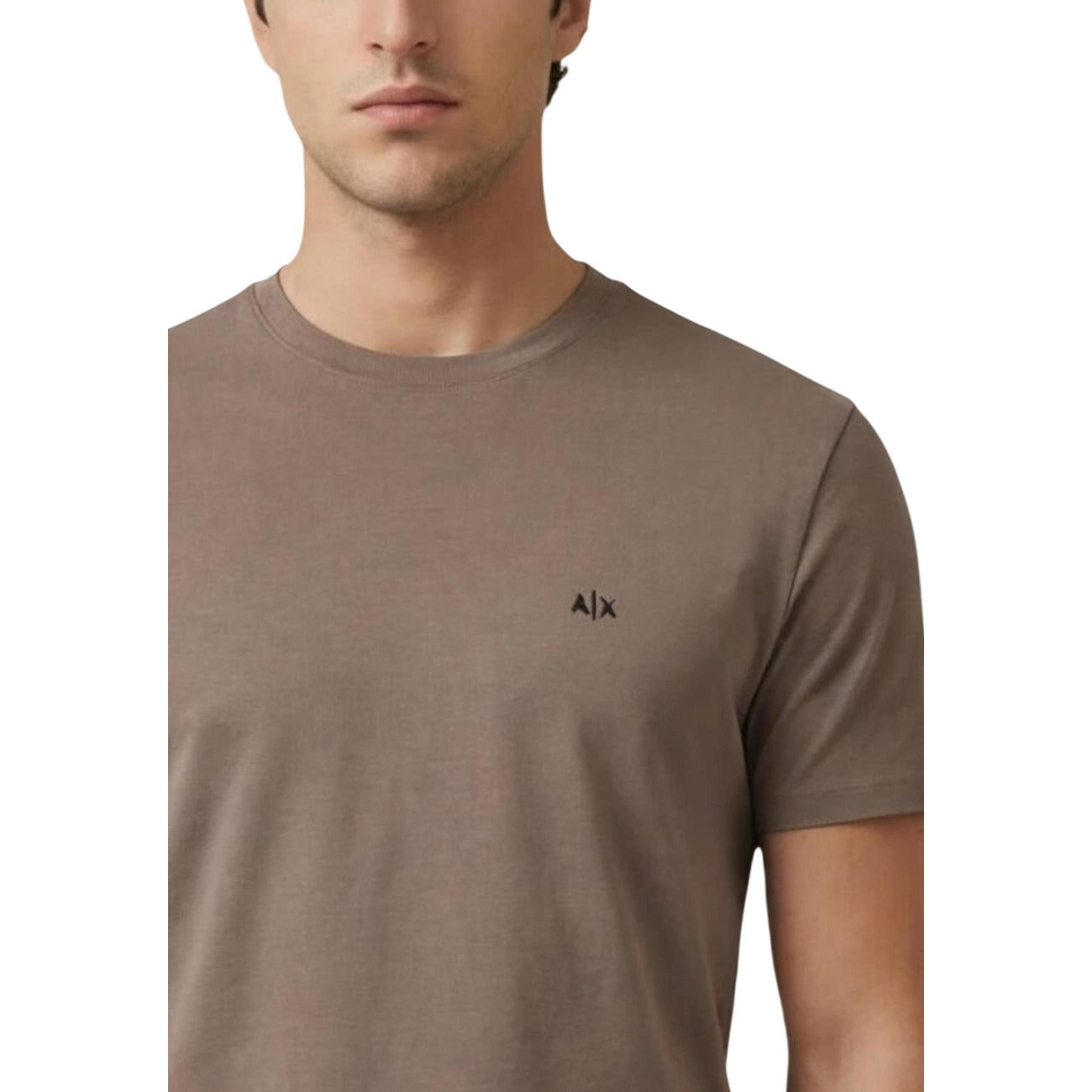 Armani Exchange T-shirt Heren Bruin #2453804