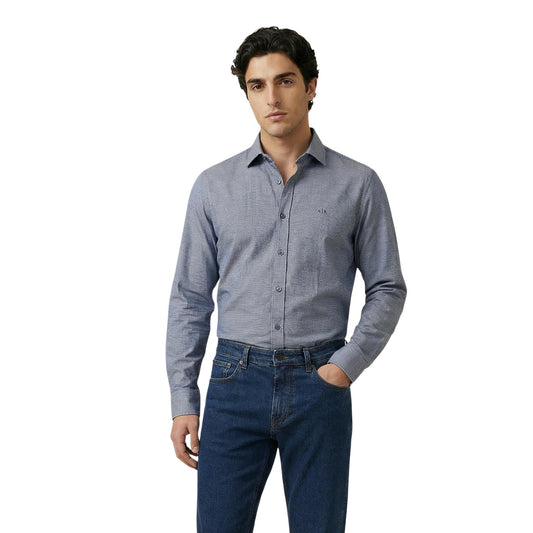 Armani Exchange Shirt Herren Blau #2456630